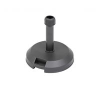 Pied De Parasol Haulio Noir 17 Kg Pour Mât Ø 35/38/48 Mm - Hespéride Noir