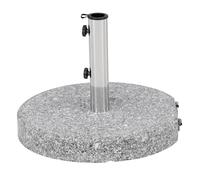 Pied de Parasol Moucheté Rond "Stathera" 50cm Gris