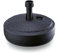 Base de parasol en polyéthylène de 18 kg 39 x 39 x 13 cm couleur anthracite