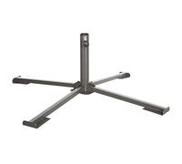 Hespéride – Pied de parasol pliant 25 kg, acier traité époxy, 102×102×33 cm, anthracite