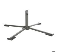 Hespéride – Pied de parasol pliant 25 kg, acier traité époxy, 102×102×33 cm, anthracite