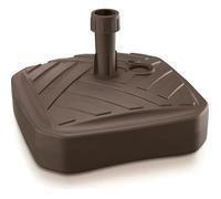Pied De Parasol - Prosperplast - Carré - Polyéthylène - 39 X 39 X 13 Cm - Chocolat Multicolore