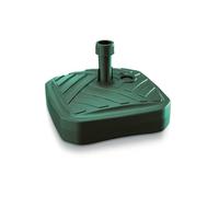 Prosperplast Base de parasol - Polyéthylène carré à rayures - 39 x 39 x 13 cm - Vert