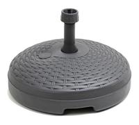 Pied de parasol - Remplissage - 20 litres - Noir - Eté - Soleil - Rotin