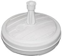 Pied de parasol rond 45 cm 13 litres blanc