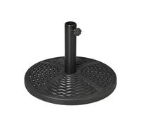 Outsunny Pied de Parasol Base de lestage Parasol Ø 45 x 33H Poids Net 9 kg Noir