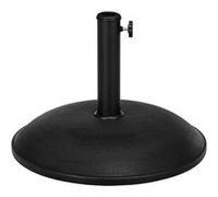 Outsunny Pied de Parasol Rond Base de lestage Parasol Ø 49 x 34,5H cm Poids Net 20 Kg Ciment PVC Noir