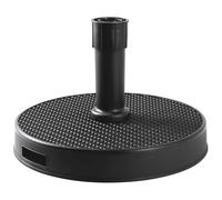 Pied de parasol rond en béton gris anthracite