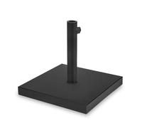 VONROC Pied de Parasol Noir - Carré 45x45cm 26 kg - Pied Parasol De Jardin Extérieur en Métal Remplissage en Béton - Pied Solide Anti-Rayures, Écailles & Décollements avec Bouton Rotatif