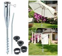Royal Gardineer Pied de Parasol Universel en métal à Visser