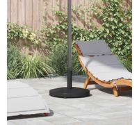 vidaXL Pied de parasol moderne Noir 48 x 48 x 32 cm – stable et résistant aux intempéries
