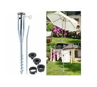 Royal Gardineer Pied de parasol universel en métal à visser