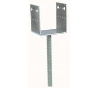 Simpson Pied de poteau en U à sceller PPD90/70G largeur 90 mm