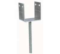 Pied de poteau en U larg70 prof70 - SIMPSON