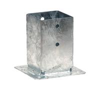 Pied de poteau carré SIMPSON de jardin à boulonner - 90 x 90 - PPJBT90 G