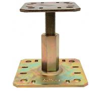 Pied de poteau reglable 100-150 bichro 100x100 - 130x130 Simpson