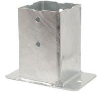 Pied de poteau SIMPSON pour muret et bord de dalle - 90 x 90 Galva - PPJBM90