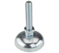 Pied de réglage de cloche M12 x 88, acier galvanisé, sans trous de vissage, type I/B