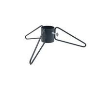 Pied de sapin 3 pieds fer rond anthracite tube 7 cm