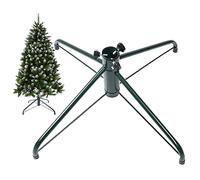 Pied de sapin de Noël en fer Ouvin 50 cm, diamètre 3,2 cm, coussin en caoutchouc avec vis , Métal, Green, Taille L