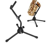 Pied de saxophone en métal, support pour alto sax, portable, pliable, support de soutien, accessoires pour instruments