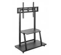 Pied de support - stand Gembird - TVS-100F-01 - TV Floor Stand with Caster Wheels 37-100 Black