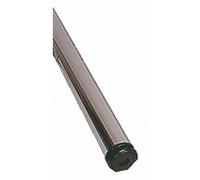 Pied de table acier 615-aspect inox-H1000mm CAMAR