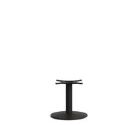 Pied de table auxiliaire Esilda avec base ronde en acier peint