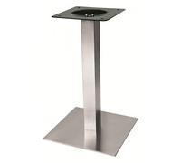Pied de table carré central en inox - hauteur 730 mm SYNERCIA