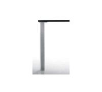 Pied de table carré quadra - 60 x 60 mm - Décor : Chromé - Hauteur : 870 mm - CAMAR
