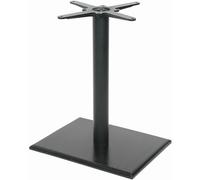 Pied de table central carré - hauteur 730 mm - inox noir SYNERCIA