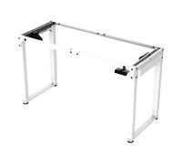 pro.tec Pied de Table Électrique à Hauteur Réglable Cadre de Bureau DIY Assis Debout Capacité de Charge 140 kg pour Plateau Maximum 180 x 80 cm Acier Allié Hauteur 70-115 cm Blanc