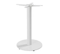 Pied de table en acier et fonte blanc Dover - Oviala
