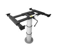 Pied De Table For Camping-car,Installation De Pied De Table De Camping,Pieds De Table Réglables,Convient Aux Véhicules De Tourisme,Camping-cars,Sous-marins,Yachts(Non-rotatable)