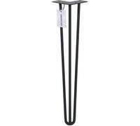 Pied de table industriel en acier HOLZBRINK - trois branches - hauteur 60cm - noir