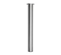 Pied de table INOX brossé - Argent - 80 x 720 mm