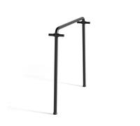 Pied de Table Palissade à Pied Central Anthracite