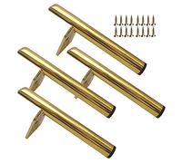 Pied de Table Pied Meuble Pieds de Meubles 4 pièces Pieds de Meubles de Rechange, Pieds de Table en métal 13 cm 15 cm 18 cm 20 cm, Noir/Or/Argent, Meuble Moderne, canapé, Table Basse, Bureau