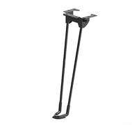 Pied de table pliable en métal avec hauteur réglable, construction pliable pour camping et utilisation de meubles de maison (50 cm)