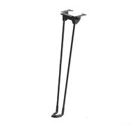 Pied de table pliable en métal, hauteur réglable pour le camping et la maison, léger et pliable pour une installation facile (32 cm)