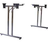 Pied de table pliante CR pol.H.710-715mm Vis de fixation BMB