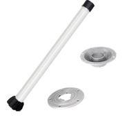 Pied de table pour Motorhome - Règlement en aluminium stable, support de base portable | Solution de table rouillée pour bateaux, campeurs et camionnettes, assemblage simple pour la cuisine