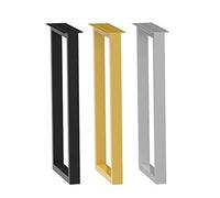 Pied de table réglable en métal pour salle à manger 30 x 70 cm et 30 x 100 cm, finition dorée, hauteur 01 cm, lot de 1, idéal pour la maison et le bar