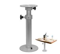Pied de Table réglable pour Camping-Car | Pieds de Table télescopiques, Base de Support de Table, Table de Camping-Car à Hauteur réglable, Base de Table élévatrice pour Camping-Car, Rotation à 360