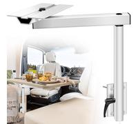 Pied de table réglable pour camping-car - Rotation à 360° - En alliage d'aluminium - Support réglable en hauteur pour caravane, camping-car et yacht, installation facile