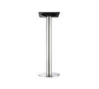 Pied de table robuste en acier inoxydable - Hauteur réglable pour plan de travail de cuisine avec vis, finition argentée de 950 mm, support durable pour un usage domestique et commercial