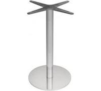 Pied de Table Rond en Acier Inoxydable - Bolero - - Inox x680mm Gris G