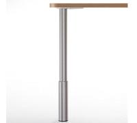 Pied de Table Studio Réglable en Hauteur 91,5 - 109,5cm Support Inox 150kg