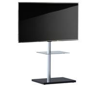 Pied de téléviseur Pied en bois en aluminium Nalano