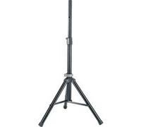 K & M Trépied pour enceintes 21454 – Noir aluminium Ø 3,5 cm, compact, réglage extrêmement bas